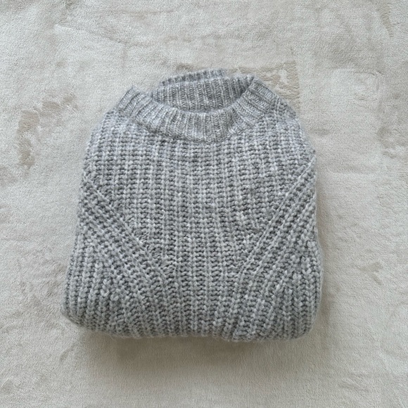 Grey Knit Sweater - Picture 3 of 5